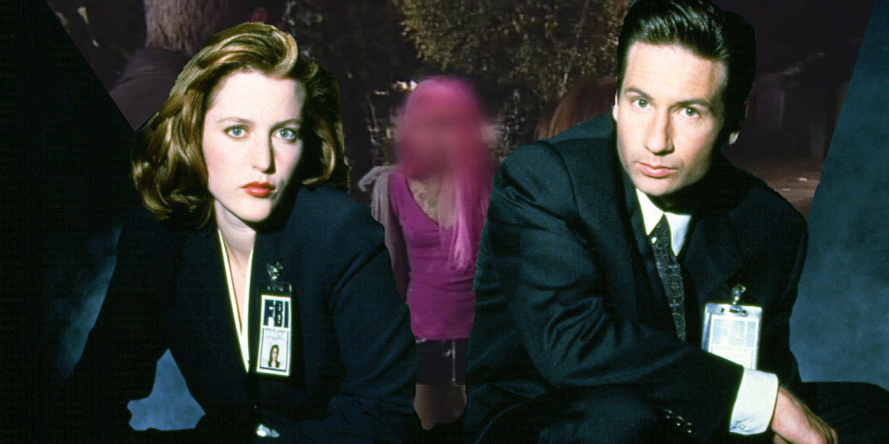 Scully and Mulder in the X-Files