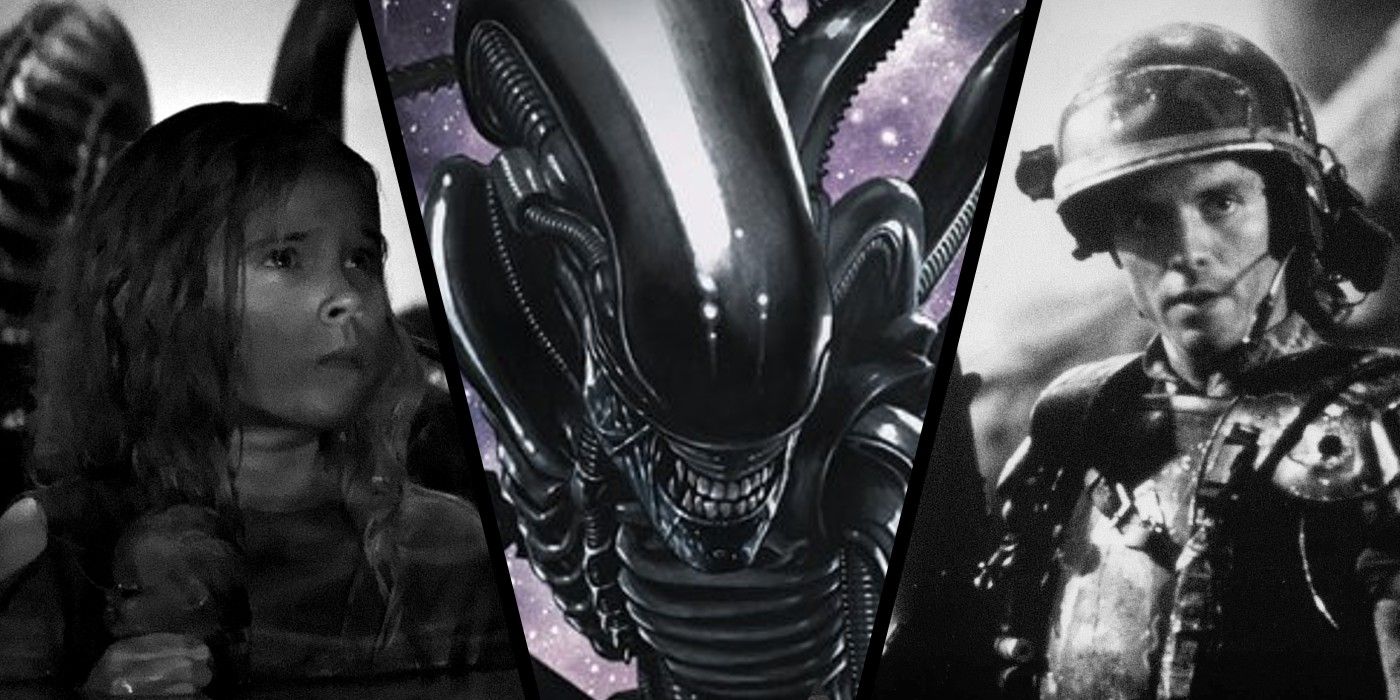 Featured image with Newt, Hicks film stills, and a Xenomorph illustrated by Mico Suayan.