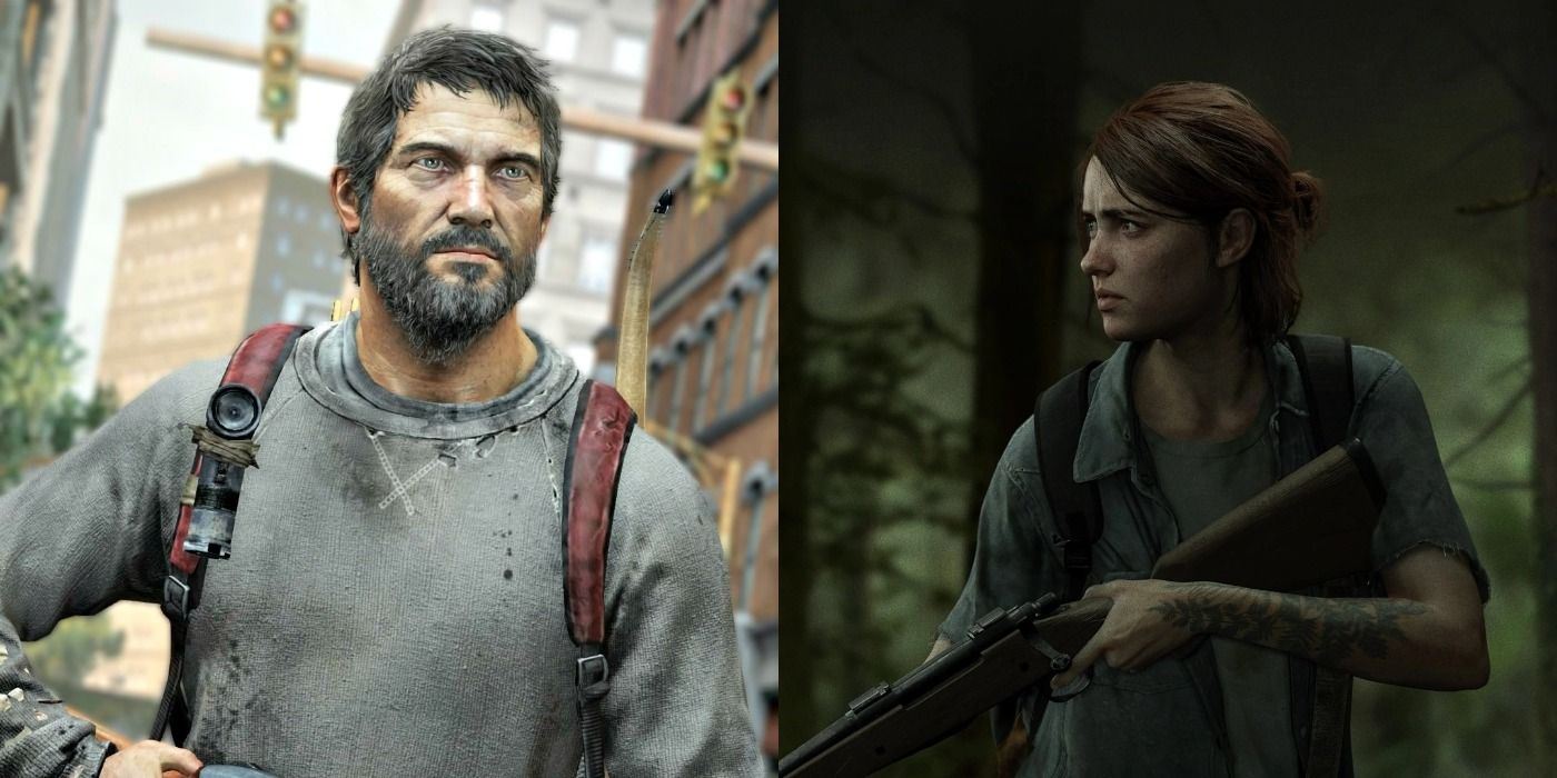 Ellie and Joel from the Last of Us