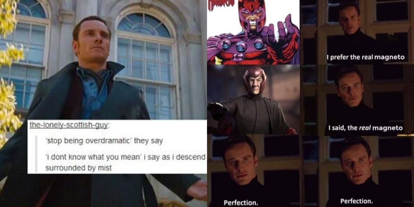 Two memes about Magneto