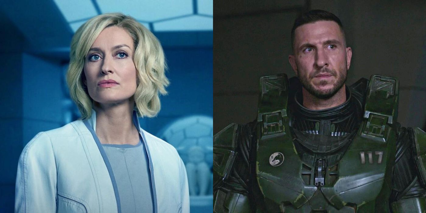 Natasha McElhonne and Pablo Schrieber in Halo