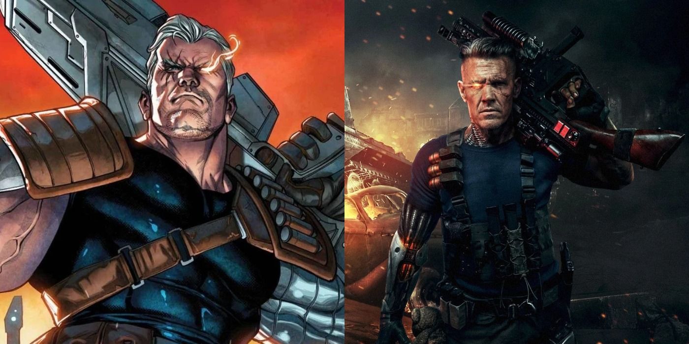 X-Men's Cable in Deadpool 2 and in comics