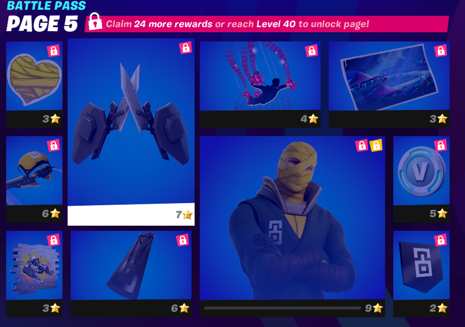 Fortnite Battle Pass Page 5
