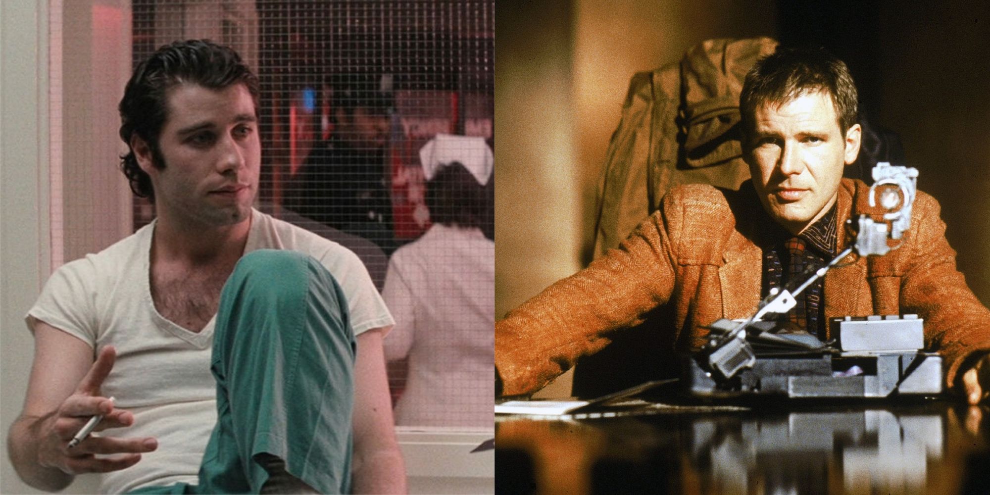 Split image of Blow Out and Blade Runner