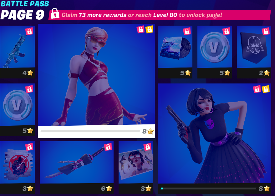 Fortnite Battle Pass Page 9