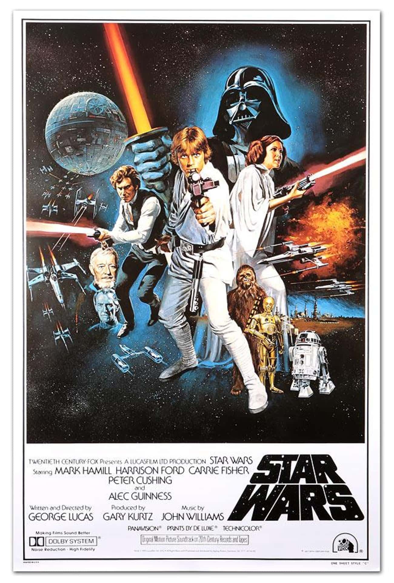 A New Hope style B theatrical release poster