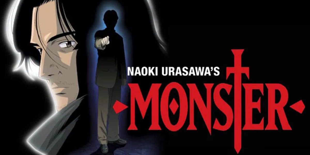 A graphic for the show Monster with Kenzo Tenma