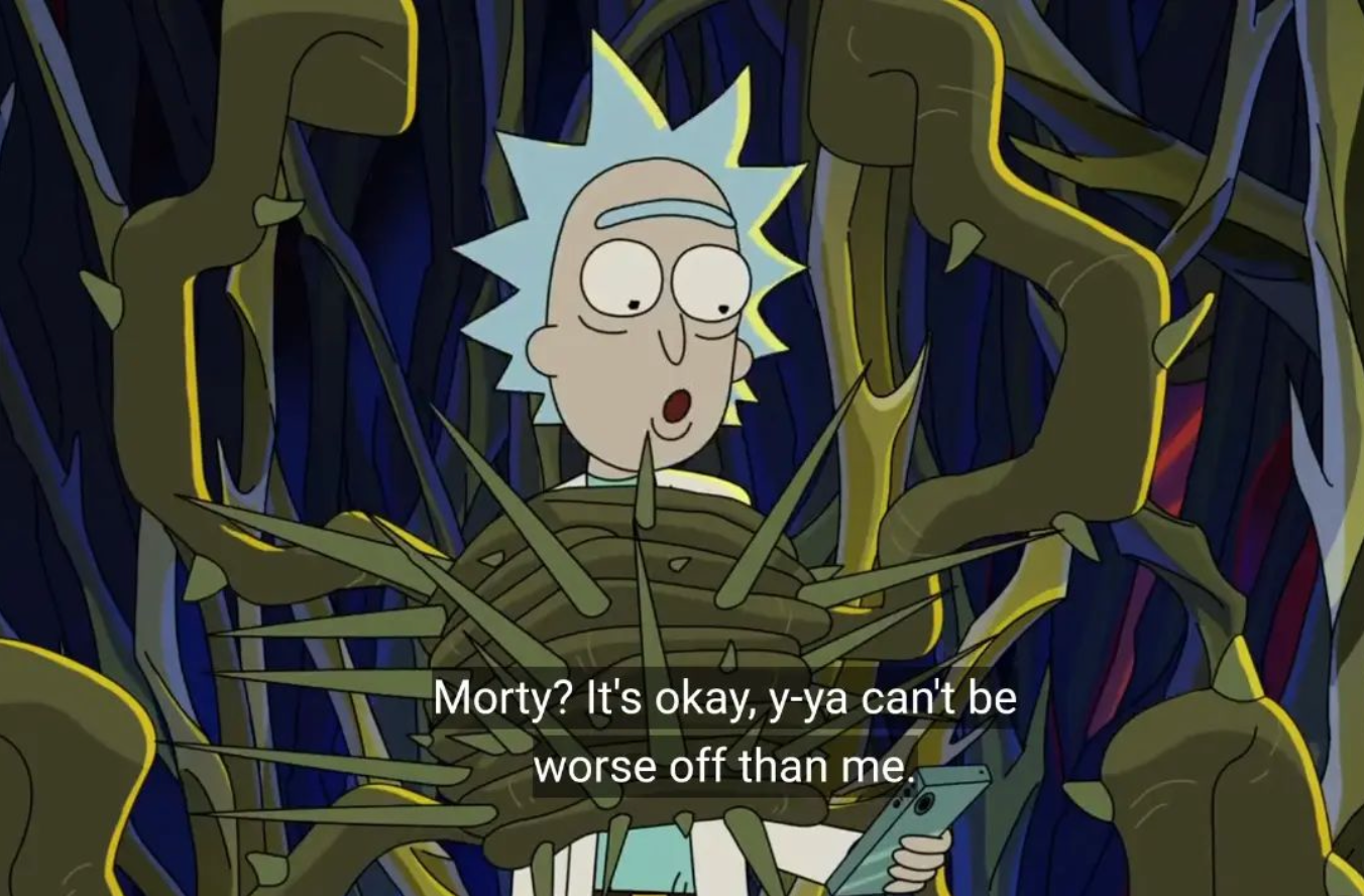 A season 5 Rick And Morty meme from Instagram