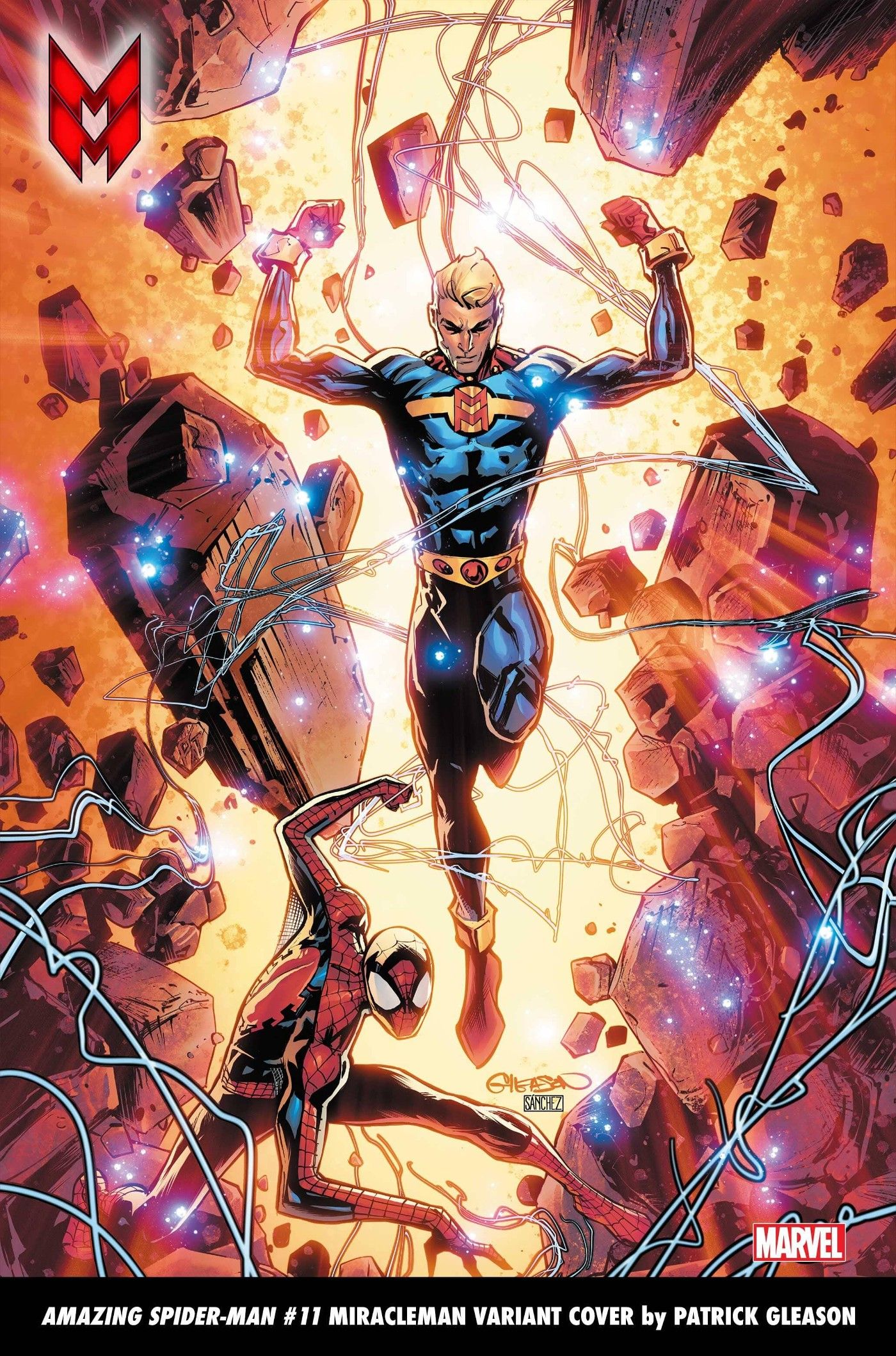 AMAZING SPIDER-MAN 11 MIRACLEMAN VARIANT COVER by PATRICK GLEASON