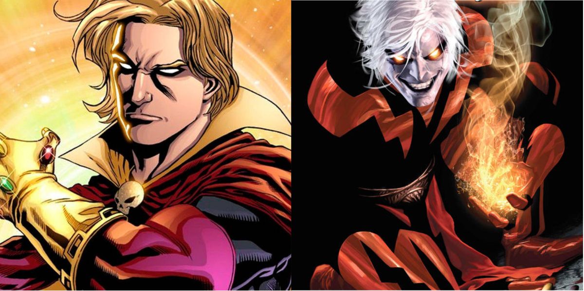 Adam Warlock and Magus look on from Marvel Comics 