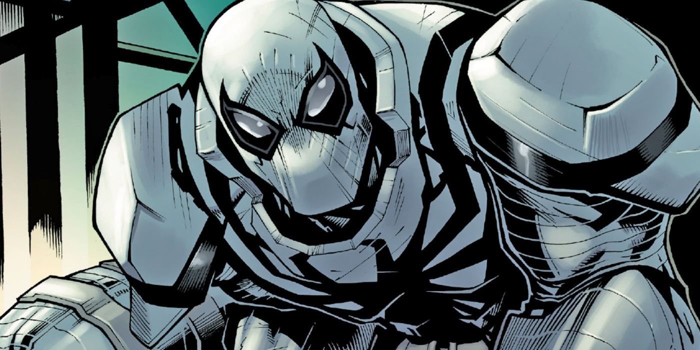Agent Anti-Venom Flash Thompson scowling