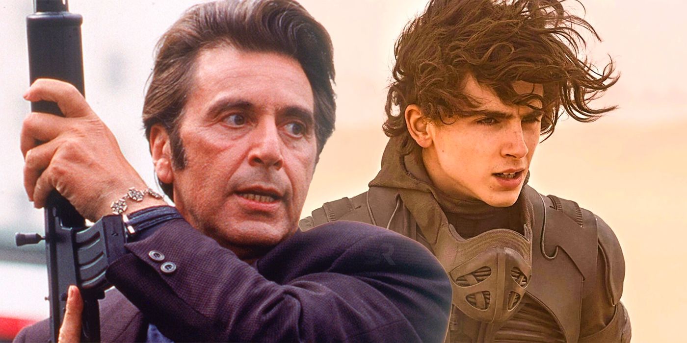 Al Pacino and Timothee Chalamet in Heat 2 Prequel