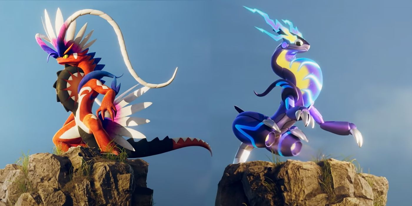 All New Pokemon Shown In Scarlet And Violet Trailer Legendary Pokemon Koraidon And Miraidon