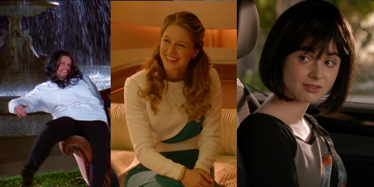 Split image of Monica from Friends, Kara from Supergirl, and Bay from Switched at Birth in Alternate Universes