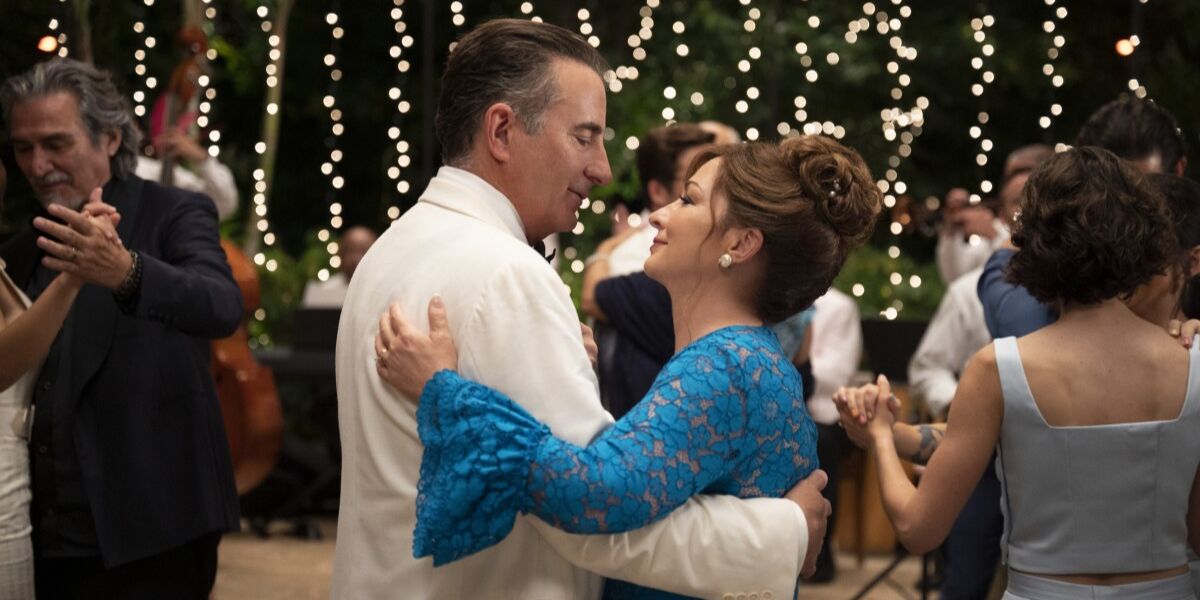 An image of Ingrid and Billy dancing in Father of the Bride