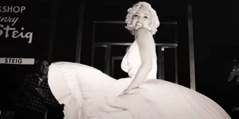 Ana de Armas as Marilyn Monroe in Blonde
