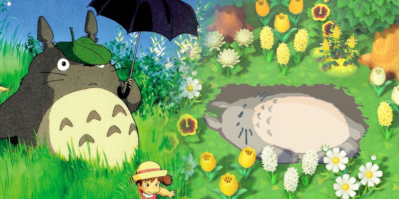 Animal Crossing Design My Neighbor Totoro Meadow