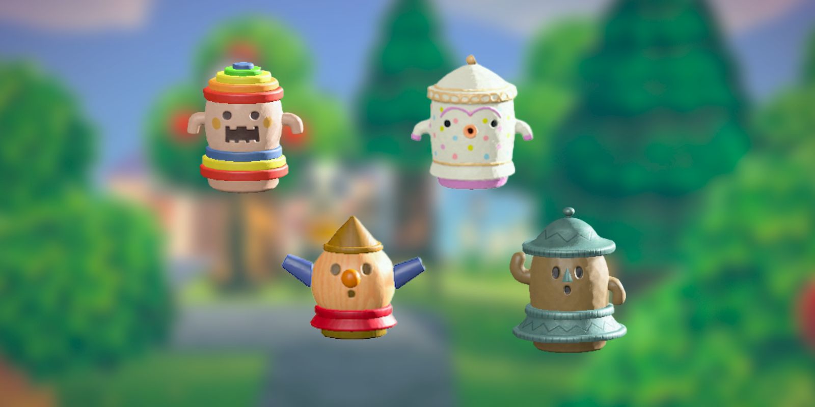 Animal Crossing New Horizons Gyroid Types Ranked Clatteroid
