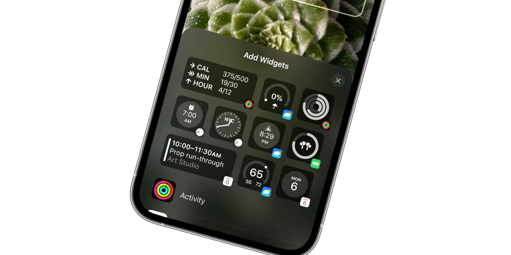 Apple iPhone Lock Screen Widgets iOS 16
