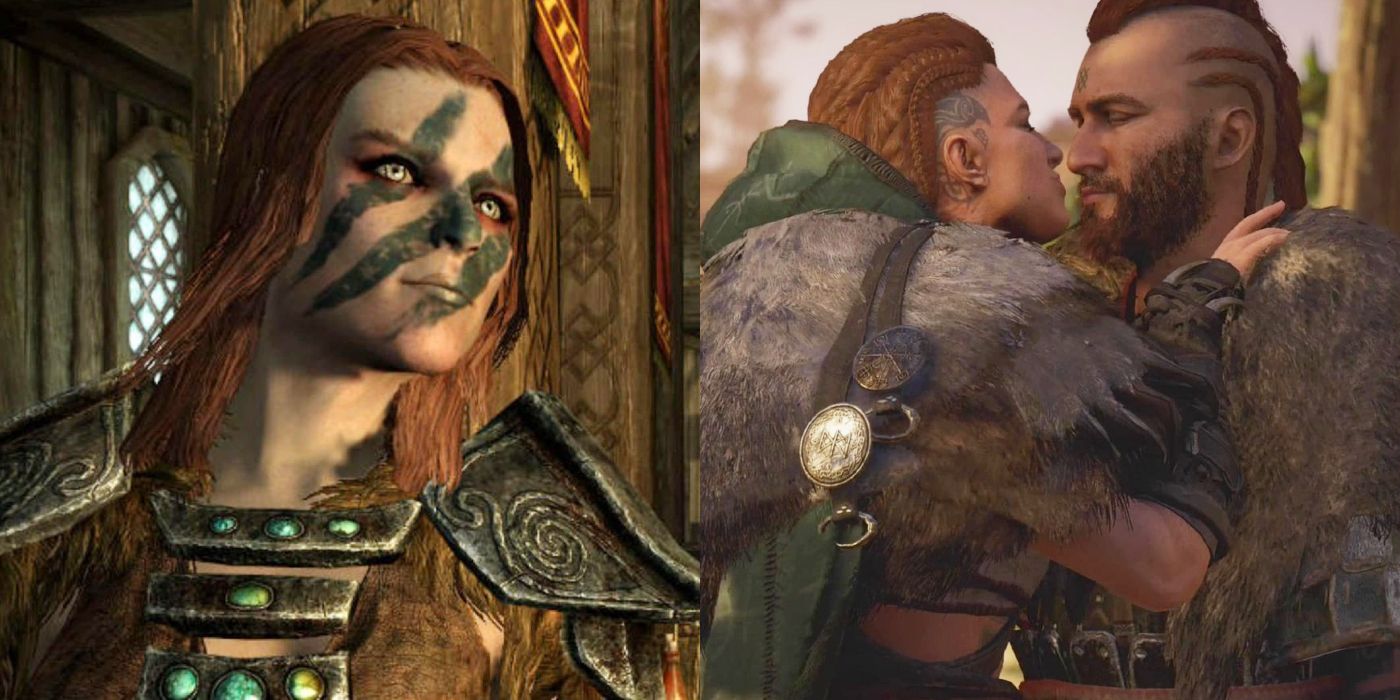 Assassins Creed Valhalla And Skyrim Romance Options Compared