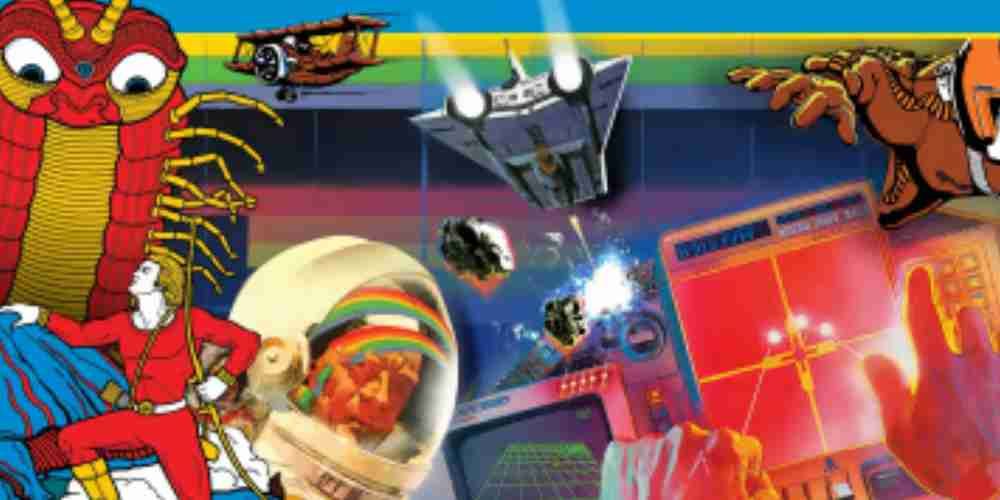 A collection of art pieces celebrating the games of the Atari Flashback Collection.