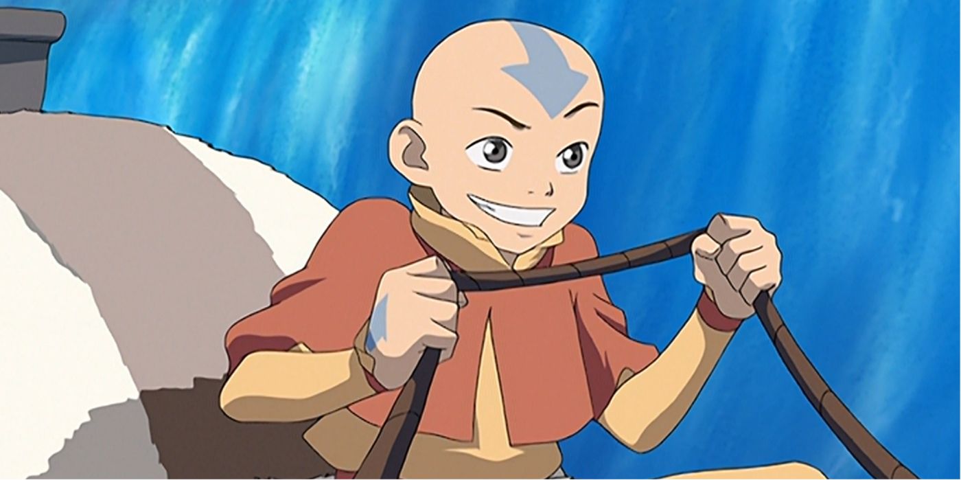 Avatar The Last Airbender Aang Riding Aapa.