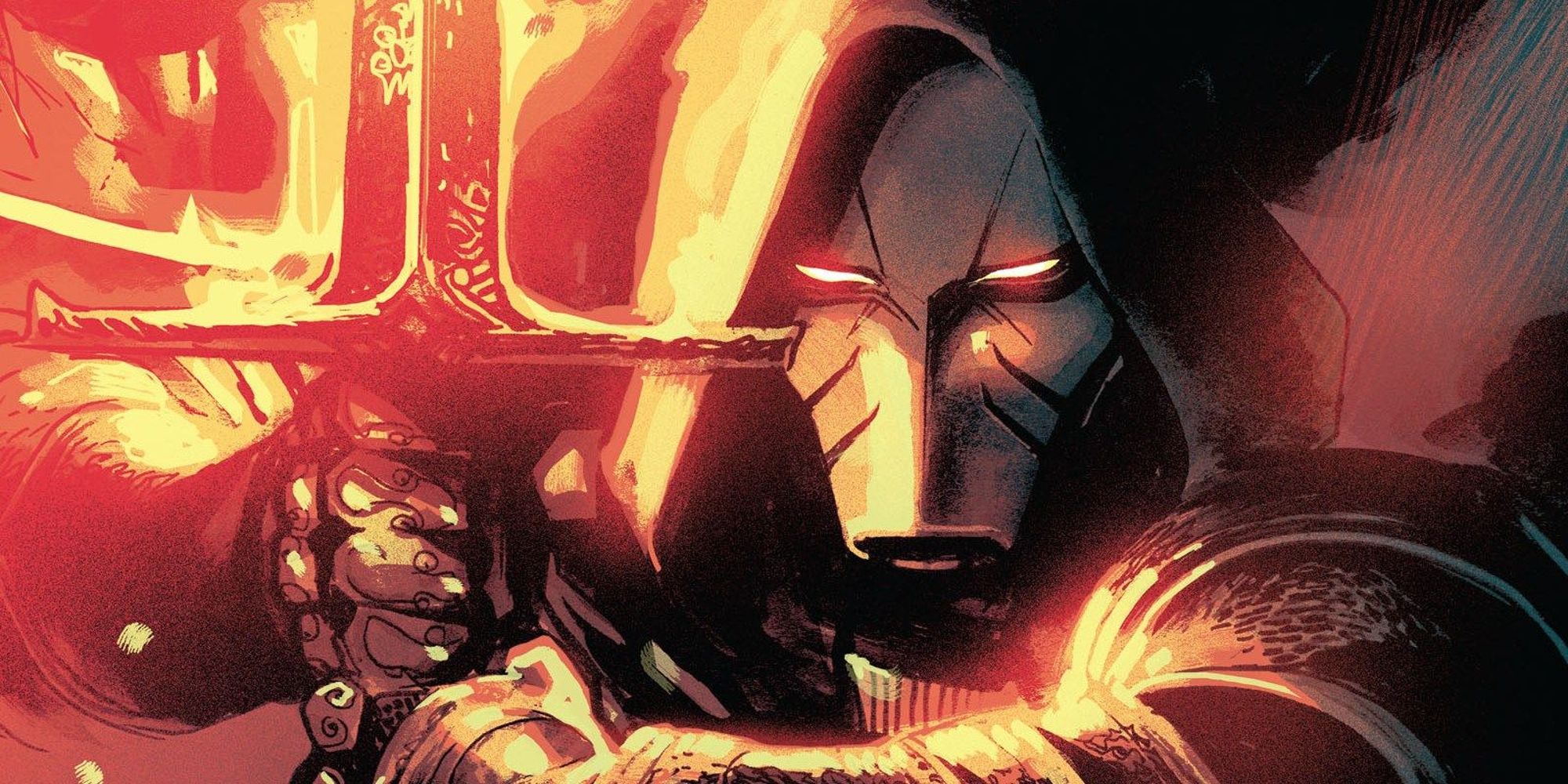 Azrael wielding his Sword Of Sin in DC comics