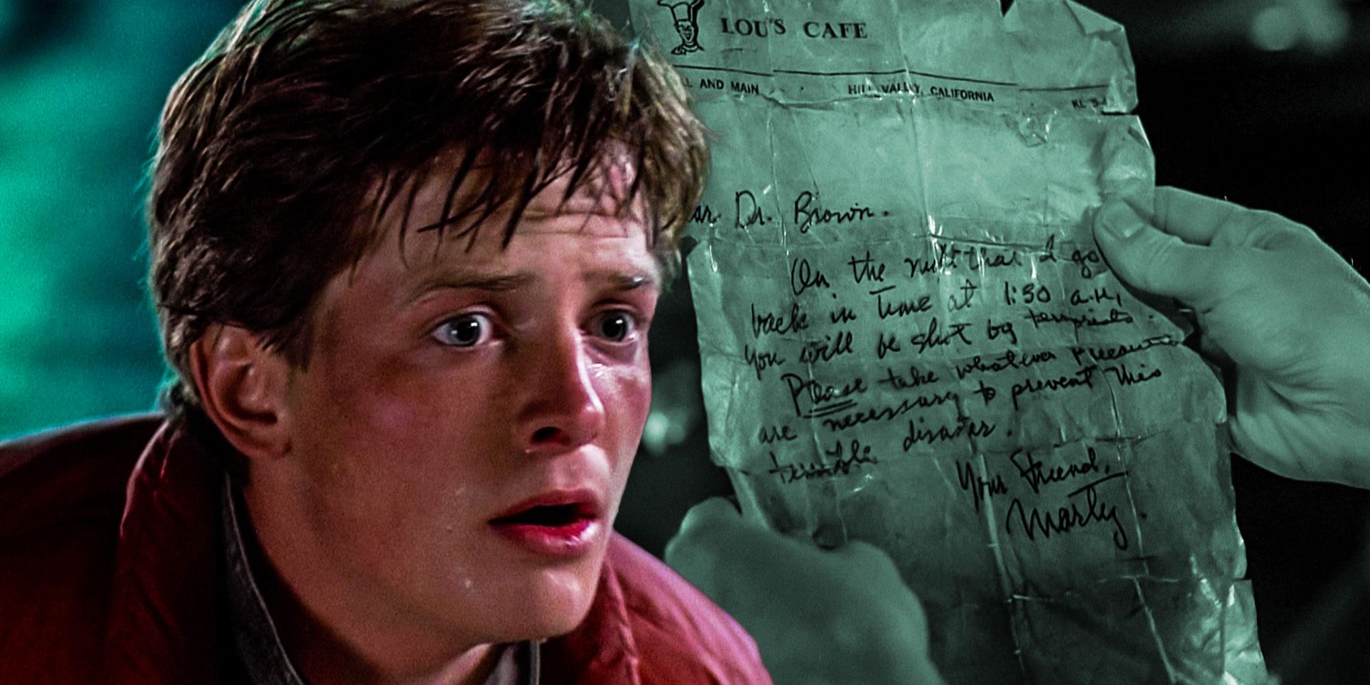 Back to the future theory explains martys letter mistake