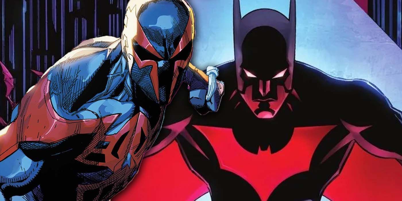Batman Beyond & Spider-Man 2099 Get Epic Crossover In Marvel/DC Fan Art