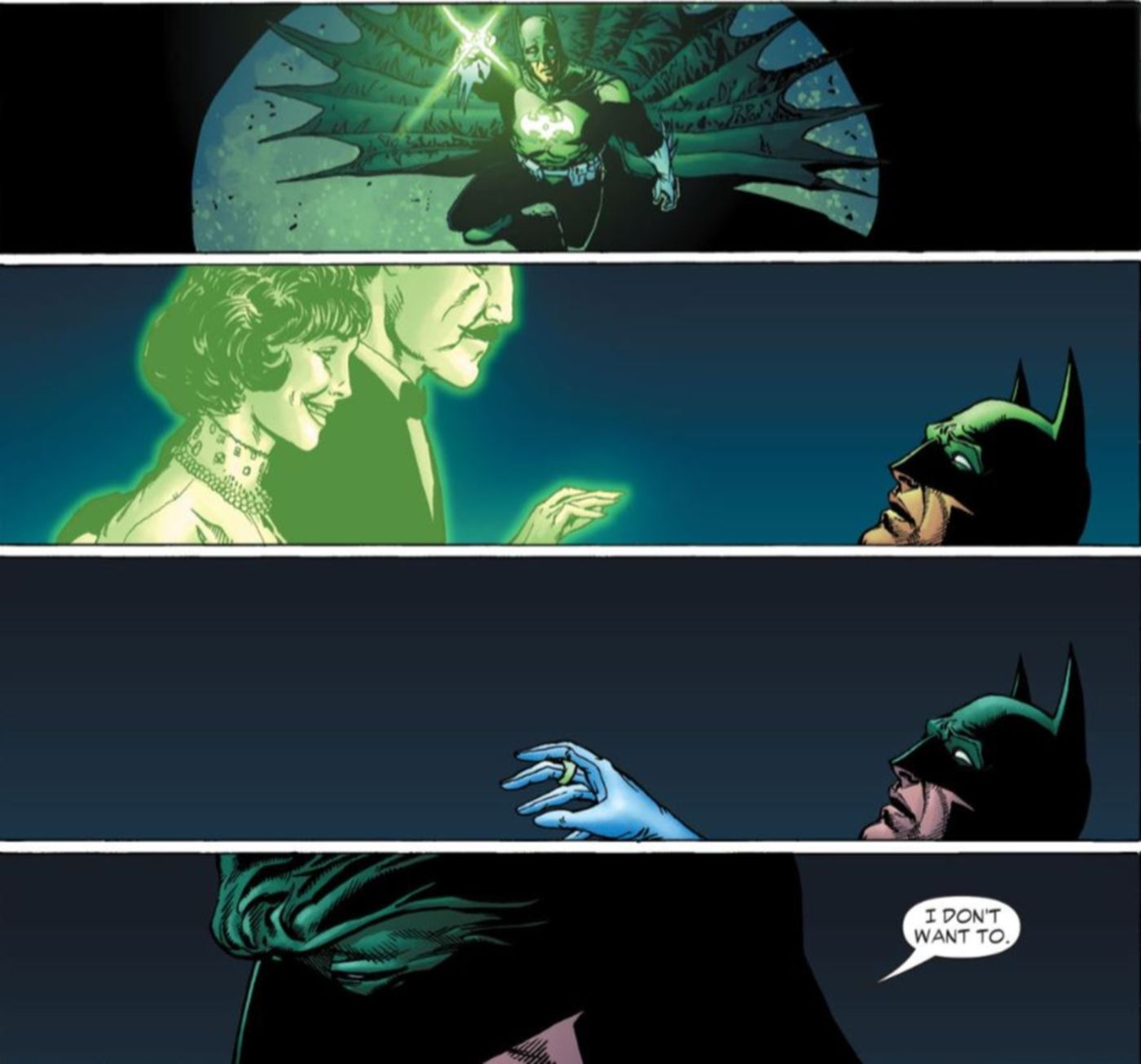 Batman Parents Green Lantern Construct DC Comics