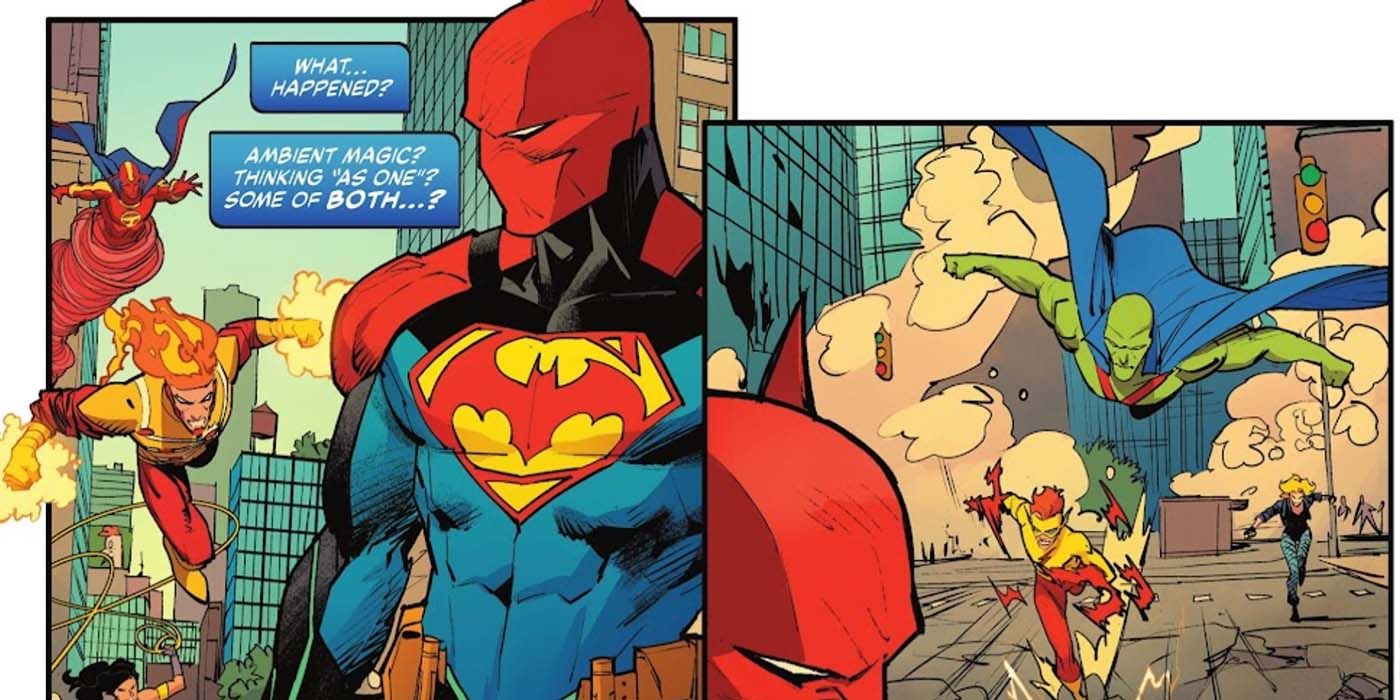 Batman Superman Combination Hero