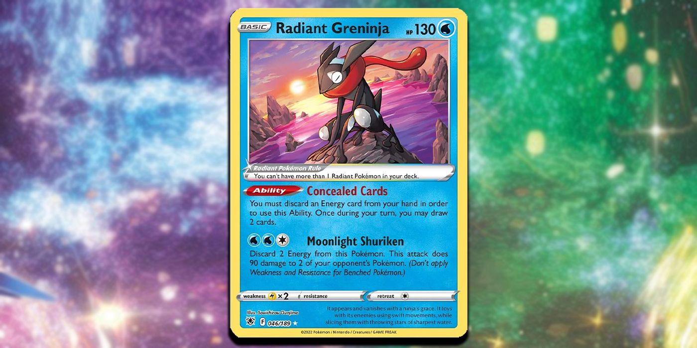 Best Pokemon TCG Card Art From The Astral Radiance Set Radiant Greninja