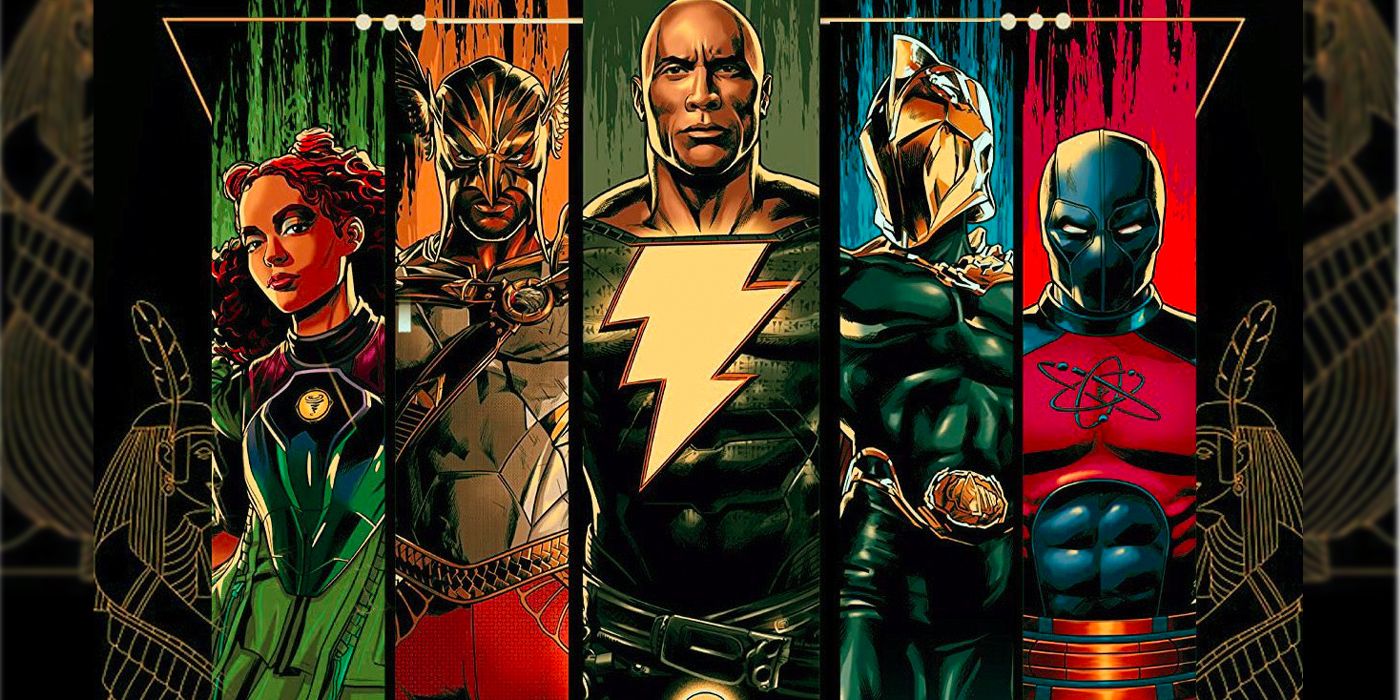 Black Adam Justice Society of America Art