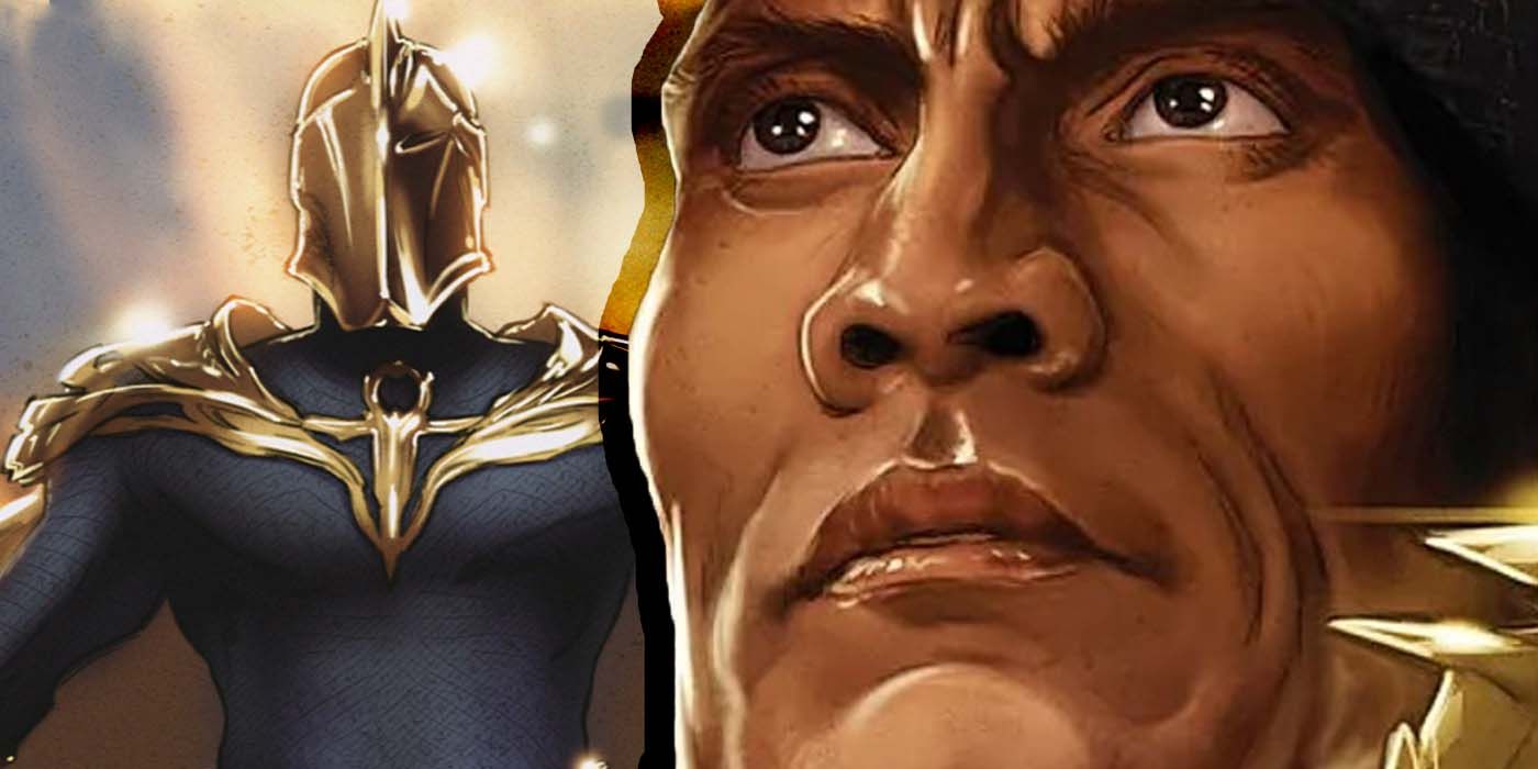 Dwayne Johnson's Black Adam & The JSA Get Closer Look In Epic New DC Art