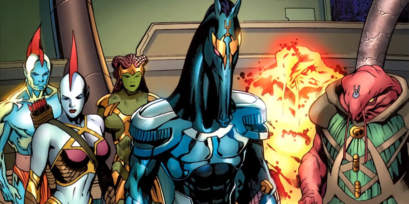 The Avengers look pathetic next to Black Bolt's hardcore team. 