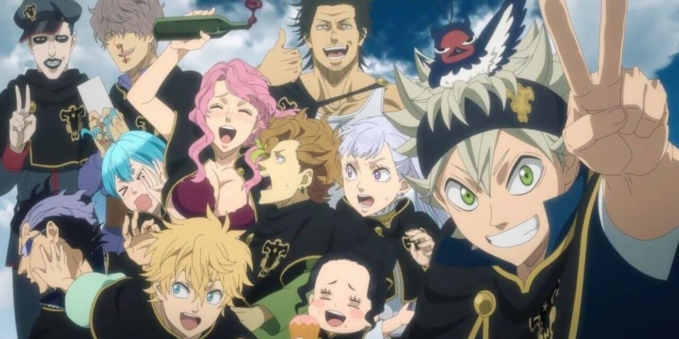 Poster of all main characters in Black Clover