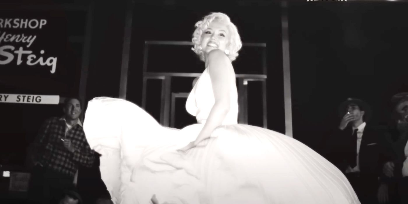 Blonde Ana de Armas Marilyn Monroe