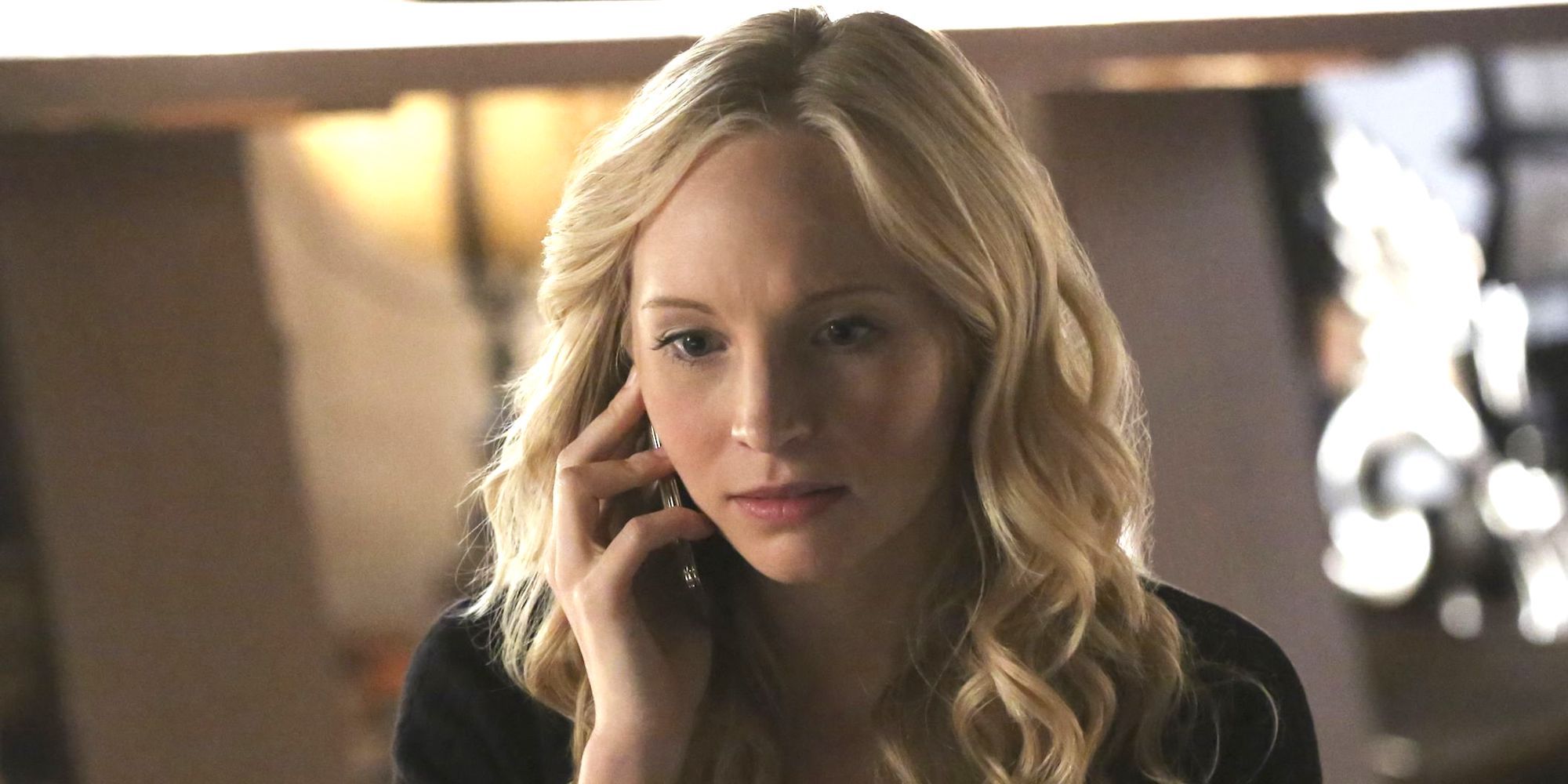 Candice King as Caroline Forbes in The Vampire Diaries