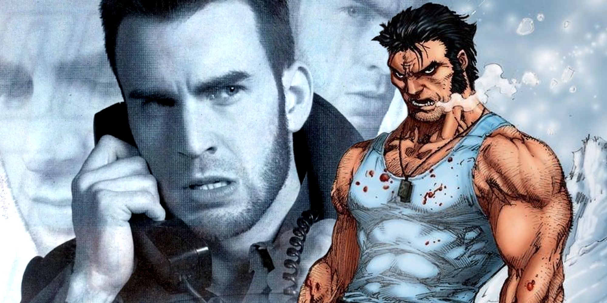 Chris Evans as Lucas Lee in Scott Pilgrim vs the World and Wolverine