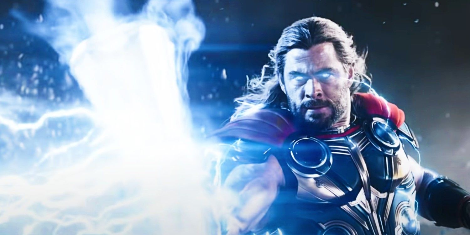Chris Hemsworth as Thor in Thor Love and Thunder