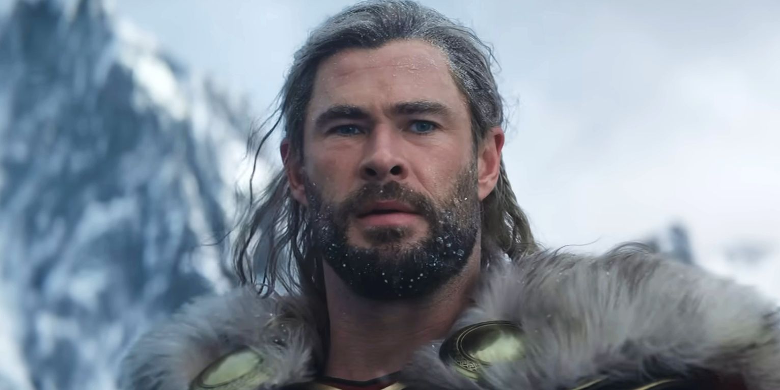 Chris Hemsworth as Thor in Thor Love and Thunder