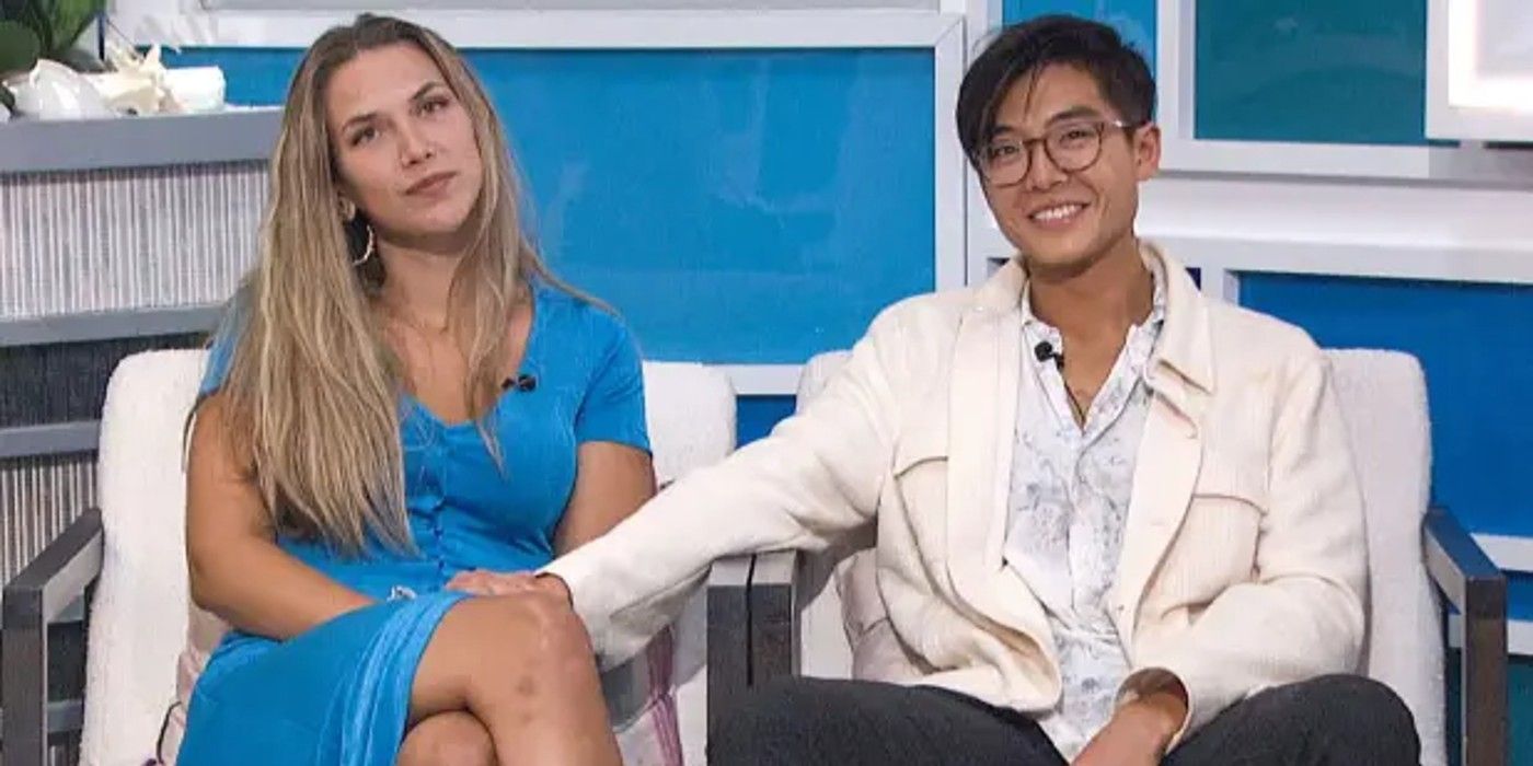 Claire Rehfuss and Derek Xiao from Big Brother