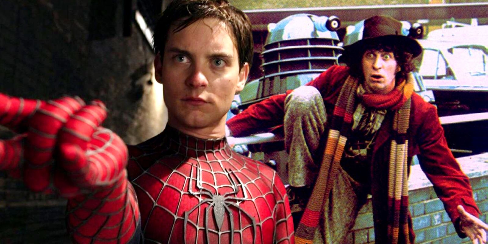Tobey Maguire Spider-Man Doctor Who Fourth Tom Baker