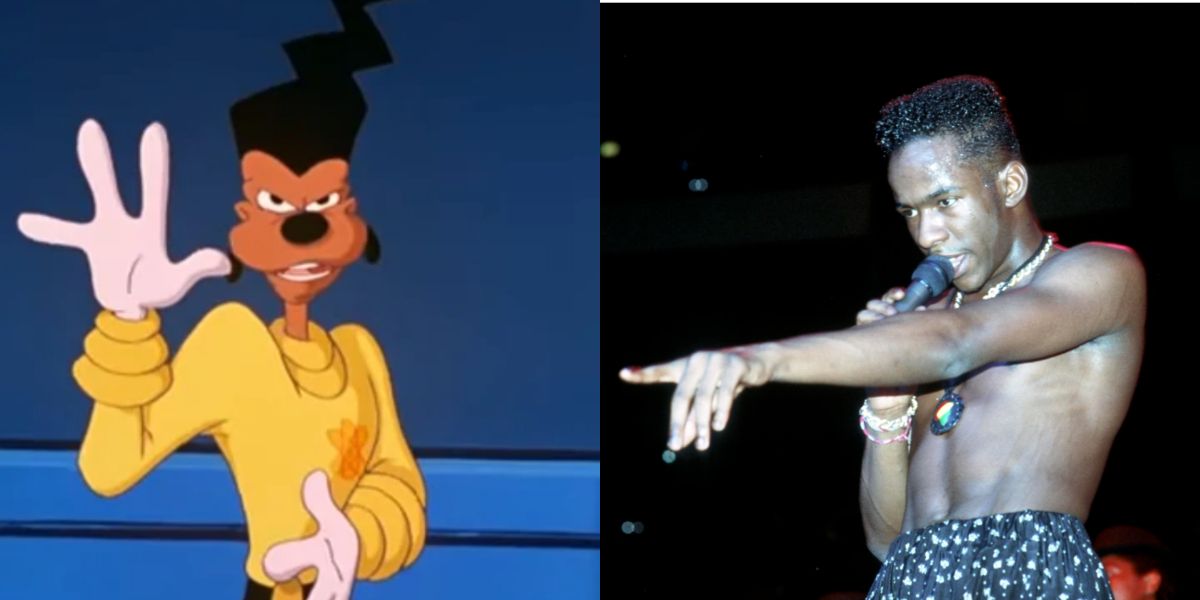 Side by side images of Powerline and Bobby Brown.