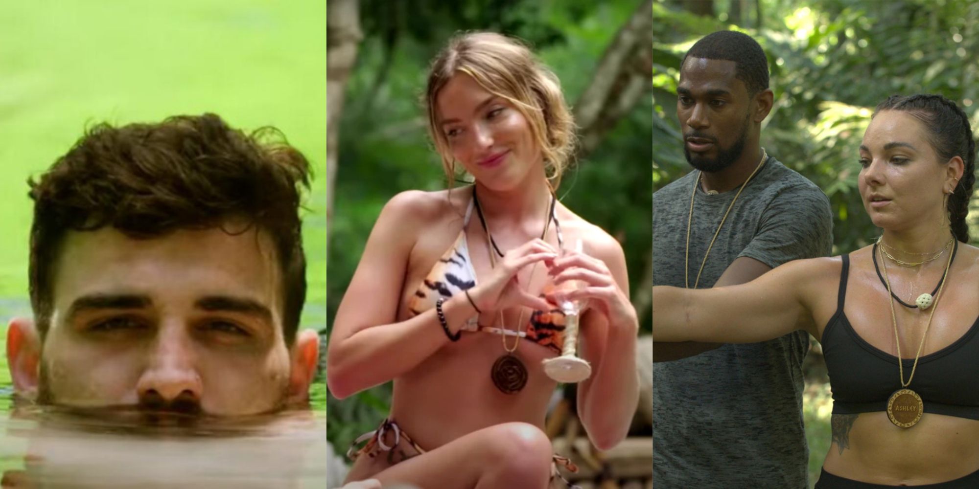 Cast members from season 1 of love in the jungle