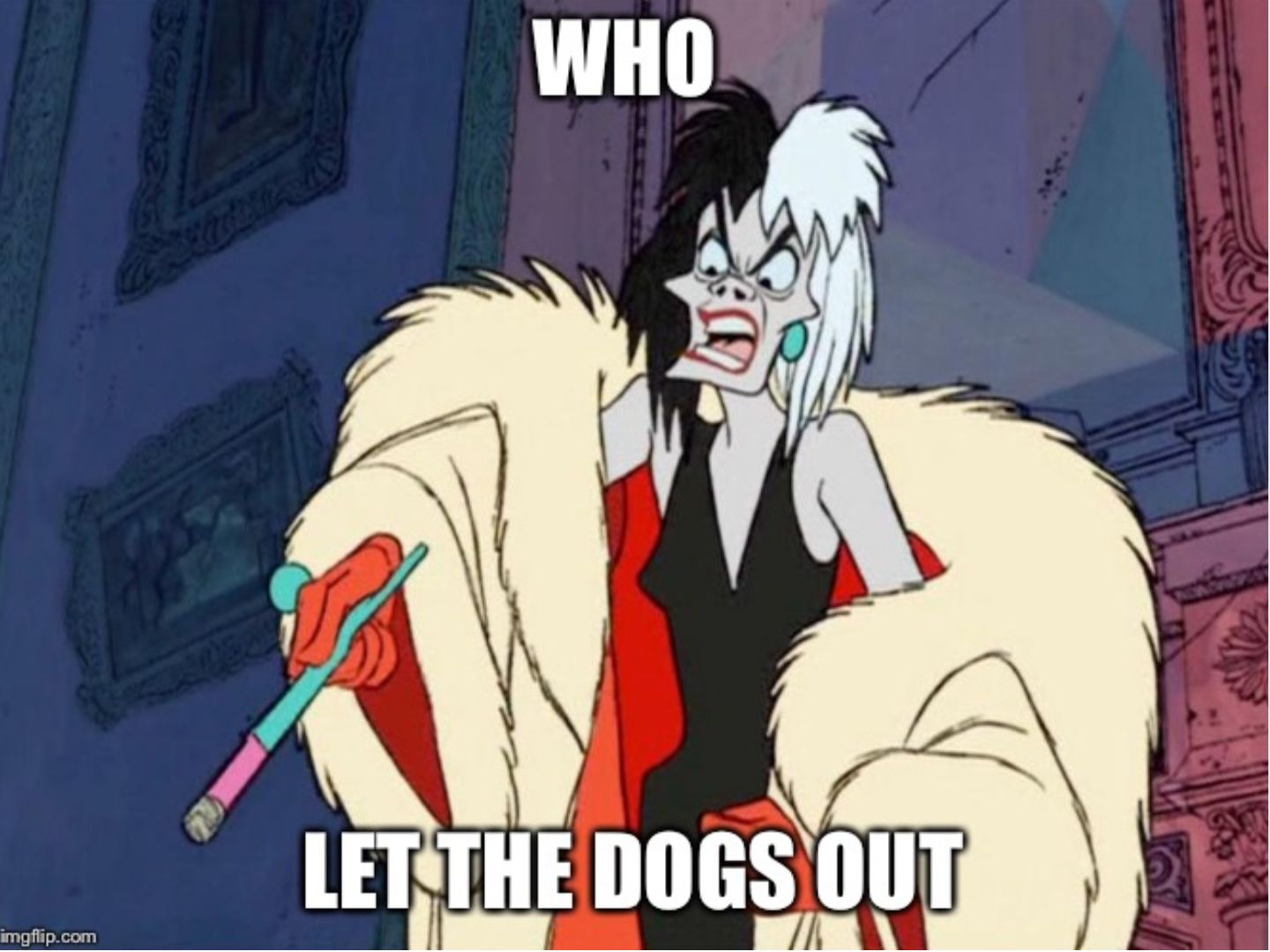 Cruella De Vil meme 2