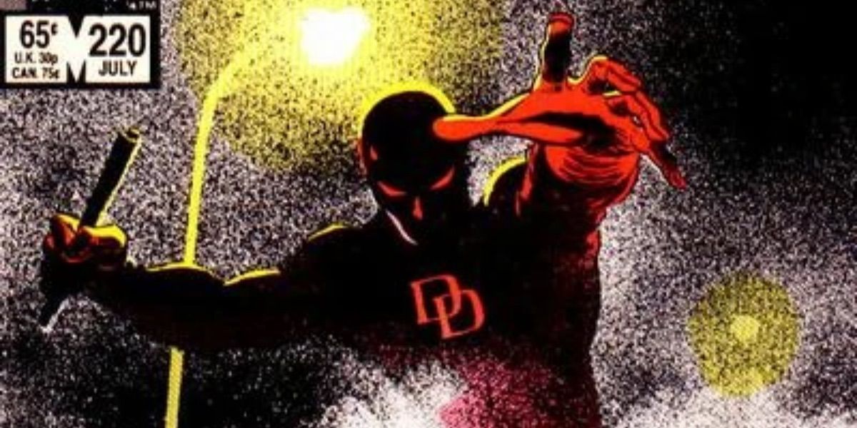 Daredevil reaches out of the mist from the Fog storyline