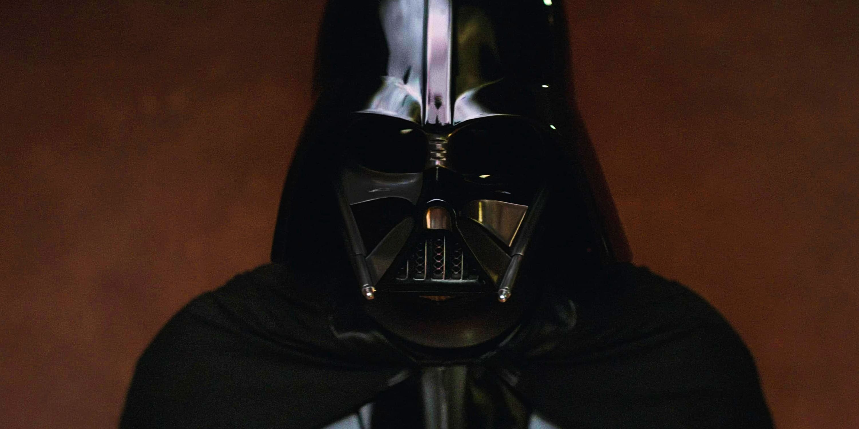 Vader against a red background in Obi Wan Kenobi