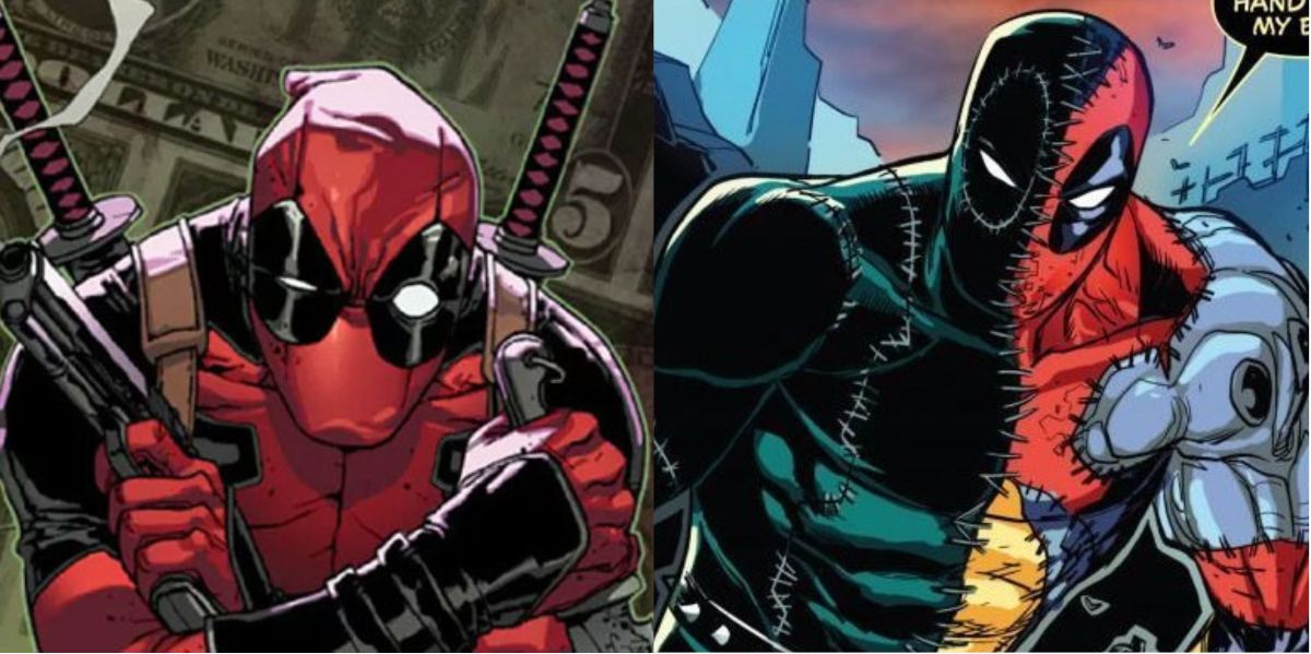 Deadpool and Evil Deadpool look on from Marvel Comics 