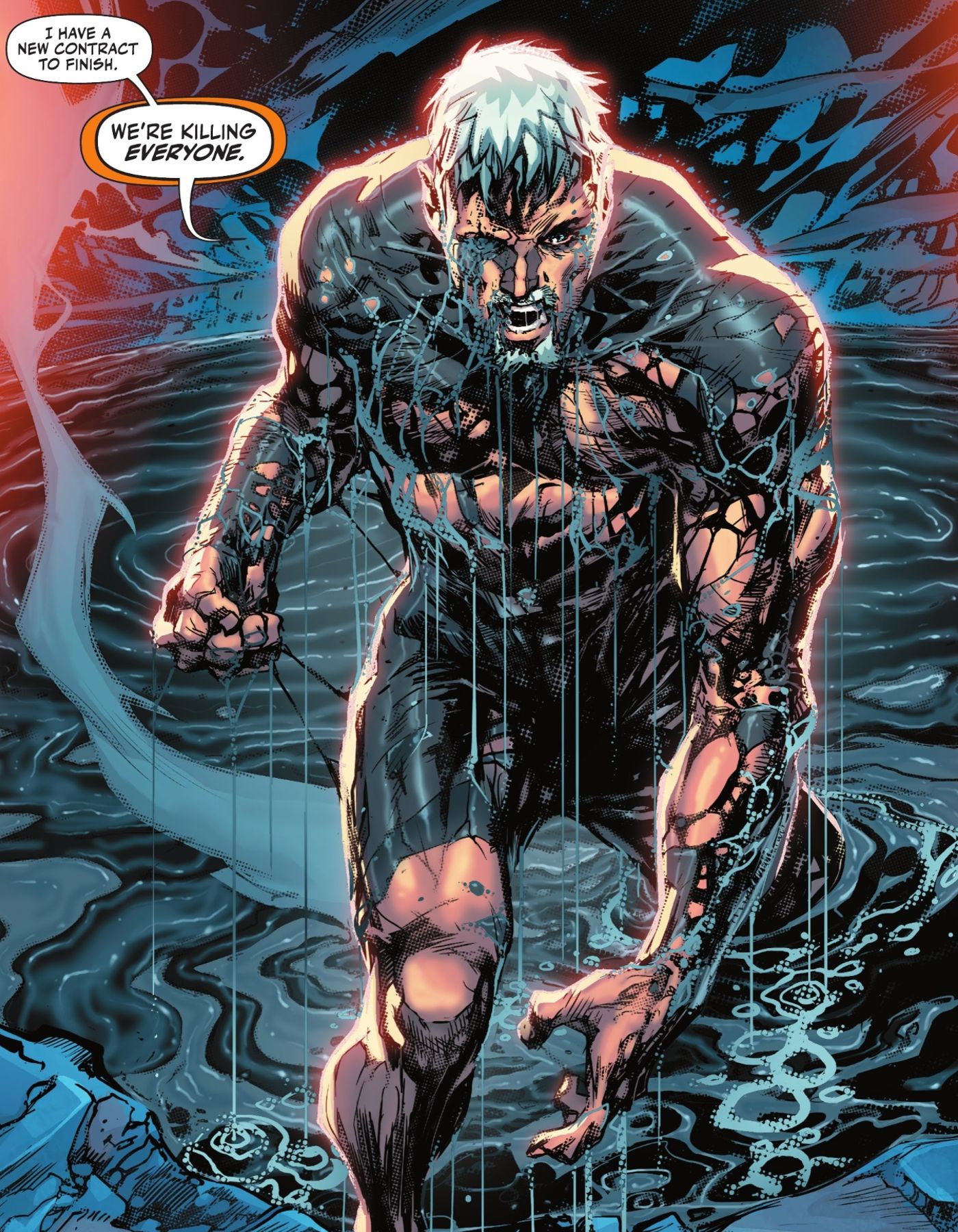 Deathstroke returns in Shadow War Omega.